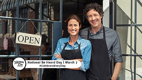 NATIONAL BE HEARD DAY  March 7