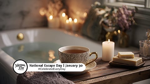 NATIONAL ESCAPE DAY | January 30