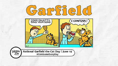 NATIONAL GARFIELD THE CAT DAY  June 19