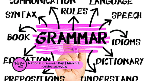 NATIONAL GRAMMAR DAY  March 4