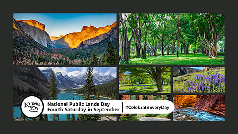 NATIONAL PUBLIC LANDS DAY | Fourth Saturday in September