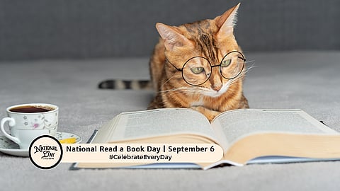 NATIONAL READ A BOOK DAY  September 6