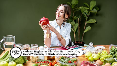 NATIONAL REGISTERED DIETITIAN NUTRITIONIST DAY  Second Wednesday in March