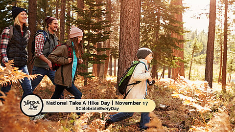 NATIONAL TAKE A HIKE DAY