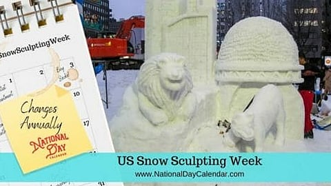 US Snow Sculpting Week - Changes Annually