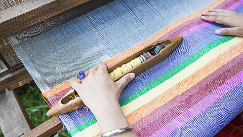 Spinning and Weaving Week