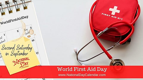 World First Aid Day - Second Saturday in September