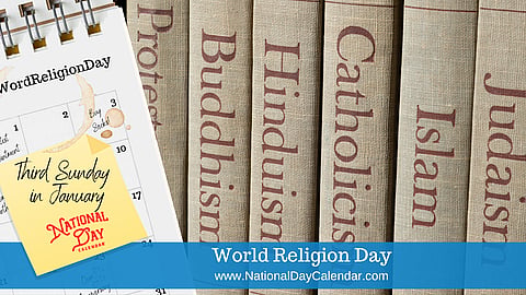 World Religion Day - Third Sunday in January