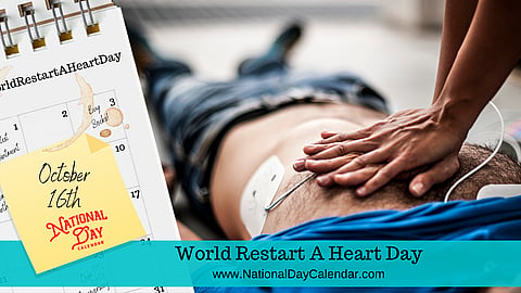 World Restart A Heart Day - October 16