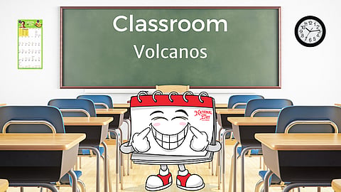 March Classroom -  Volcanos