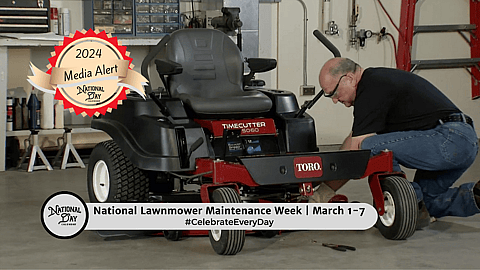 MEDIA ALERT | NEW WEEK PROCLAMATION | NATIONAL LAWNMOWER MAINTENANCE WEEK | MARCH 1-7