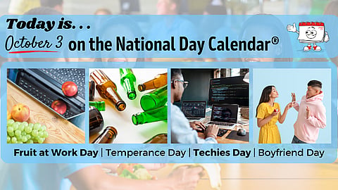 Today on the national Day Calendar