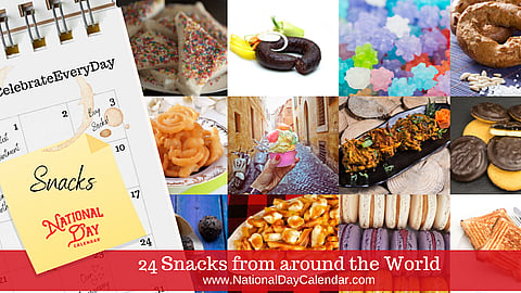 24 Snacks from around the World