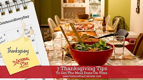 7 Thanksgiving Tips