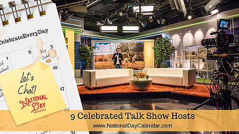 9 Celebrated Talk Show Hosts