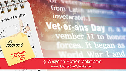 9 Ways to Honor Veterans