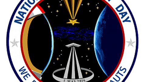 National Astronaut Day Logo