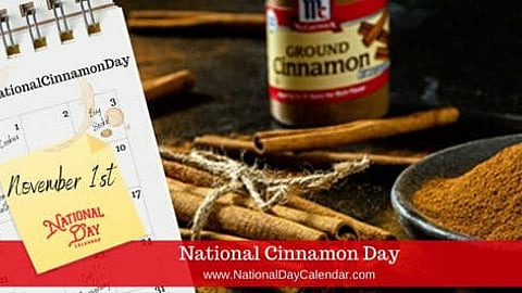 National Cinnamon Day - November 1