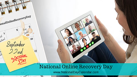National Online Recovery Day - September 22nd