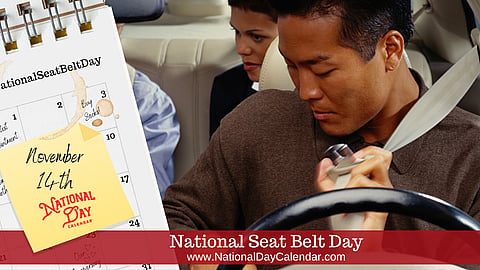National Seat Belt Day - November 14