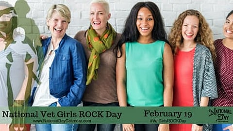 National Vet Girls ROCK Day - February 19