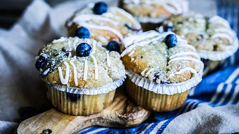 Blueberry-muffins