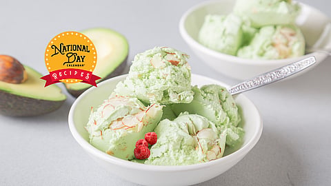 Raspberry Avocado Ice Cream