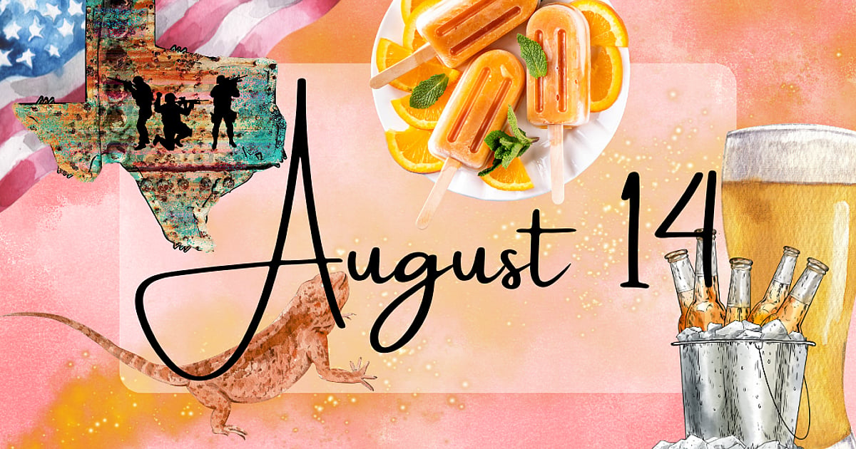 AUGUST 14 | Birthdays and Events - August 14, 2026 - National Day Calendar