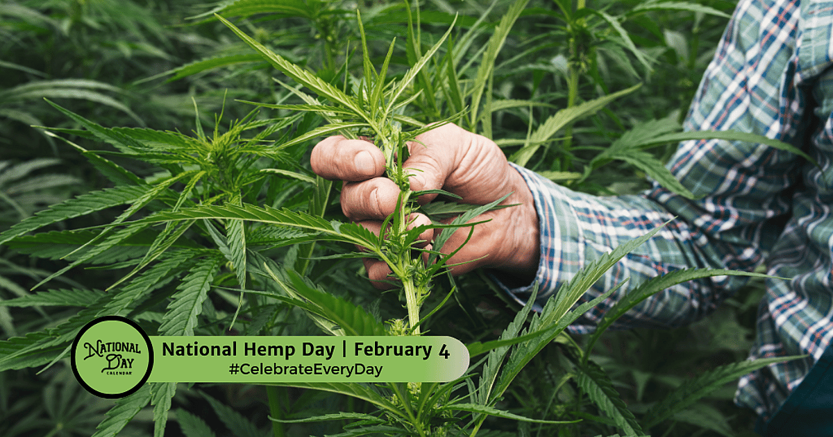 NATIONAL HEMP DAY - February 4, 2026 - National Day Calendar