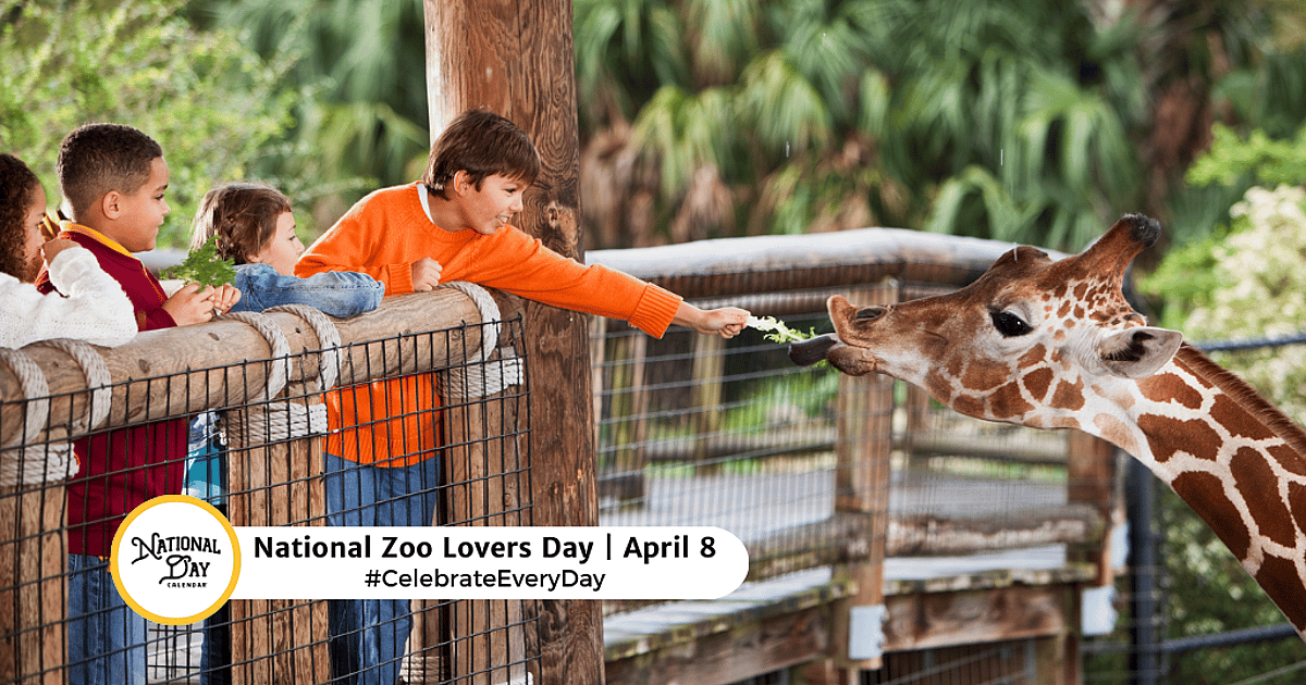 NATIONAL ZOO LOVERS DAY - April 8, 2026 - National Day Calendar