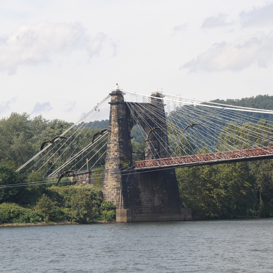 5 Epic Road Trips - Old Wheeling Suspension Bridge