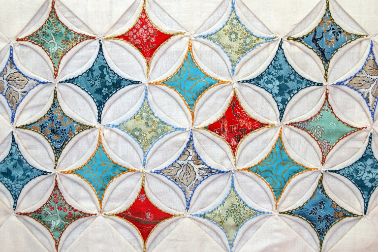 7 Historical Quilt Patterns - Cathedral Window Quilt