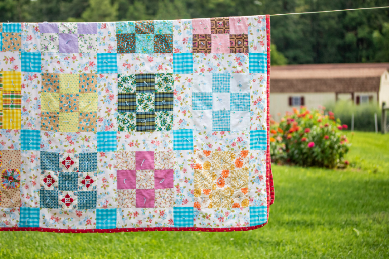 7 Historical Quilt Patterns - Nine Patch