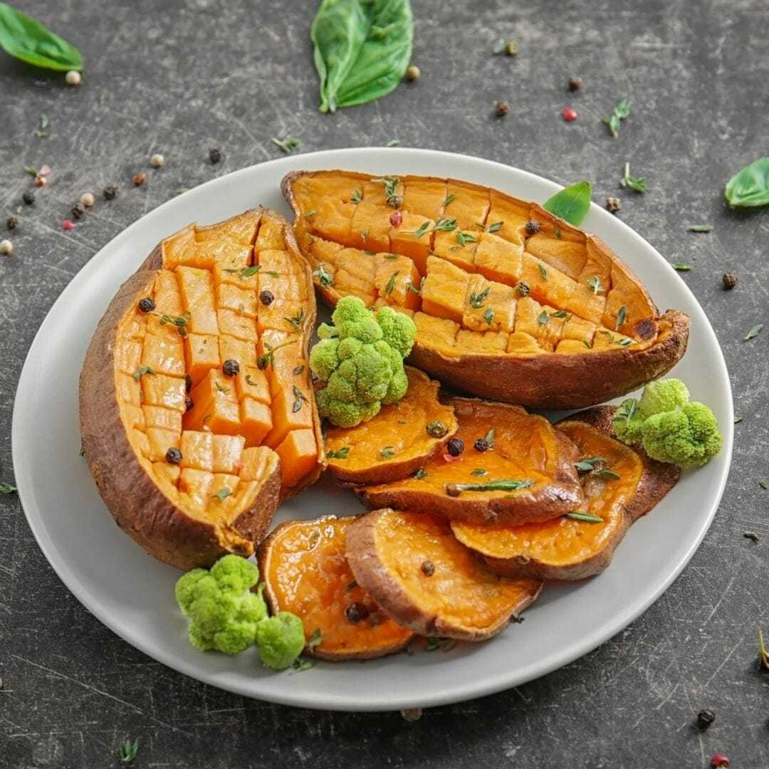 Baked sweet potato