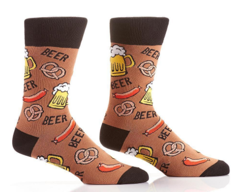 Beer and Pretzel socks