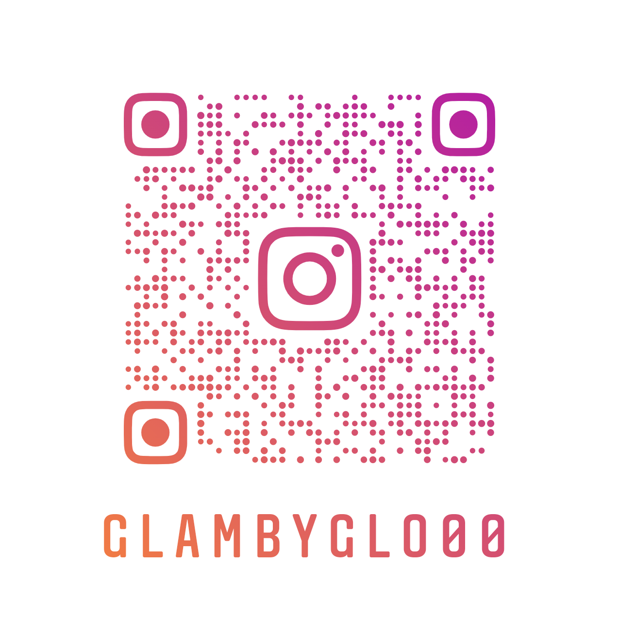 Gloria instagram name tag