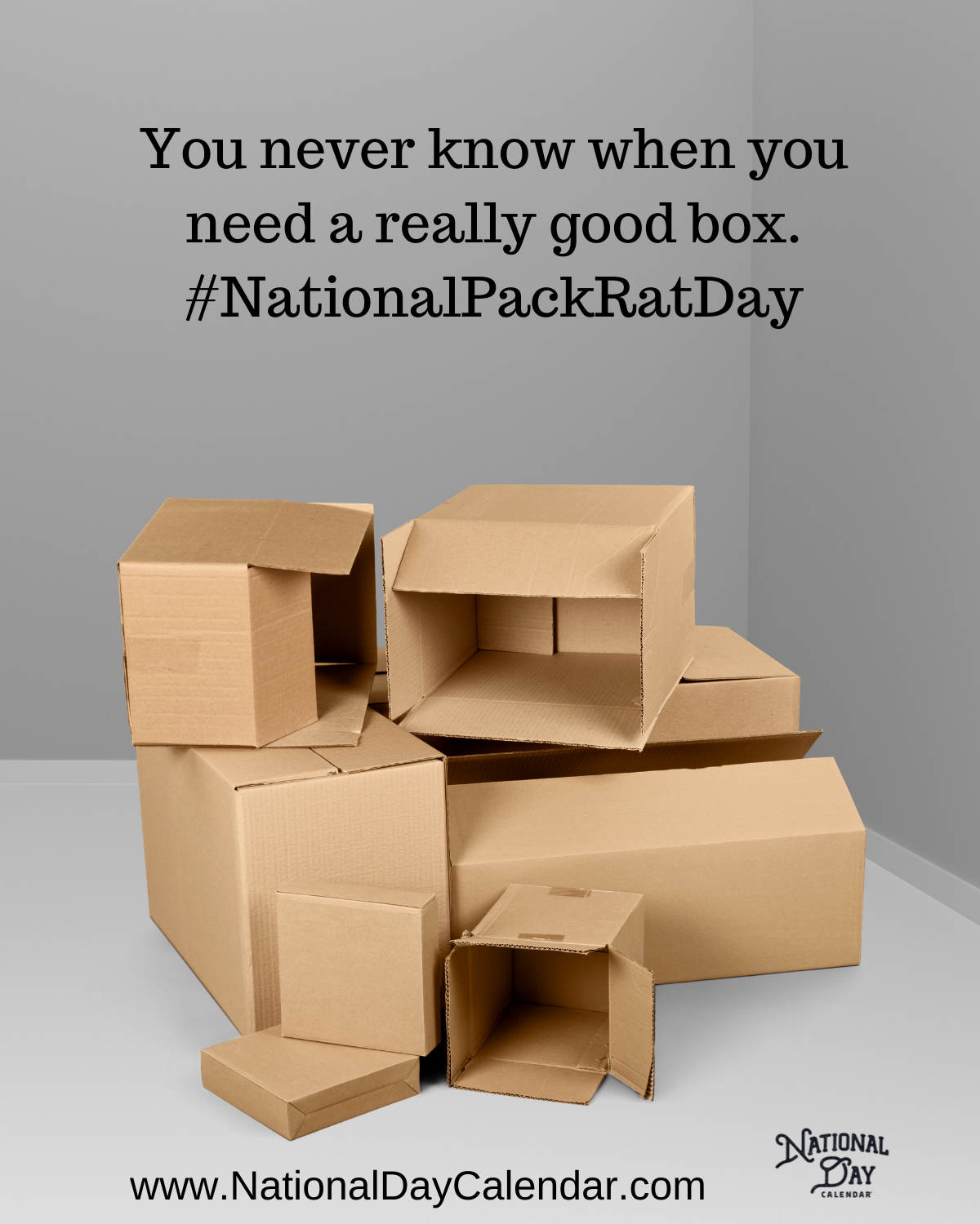 Good Boxes - National Pack Rat Day