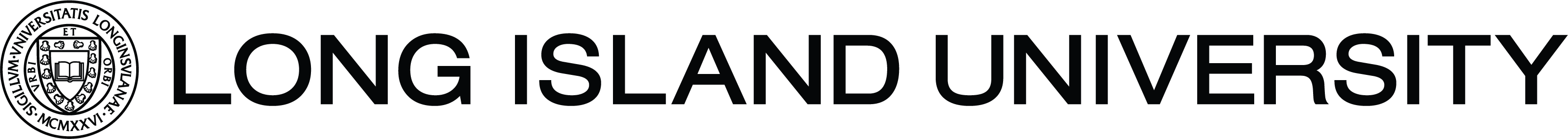 LIU University Logo Black