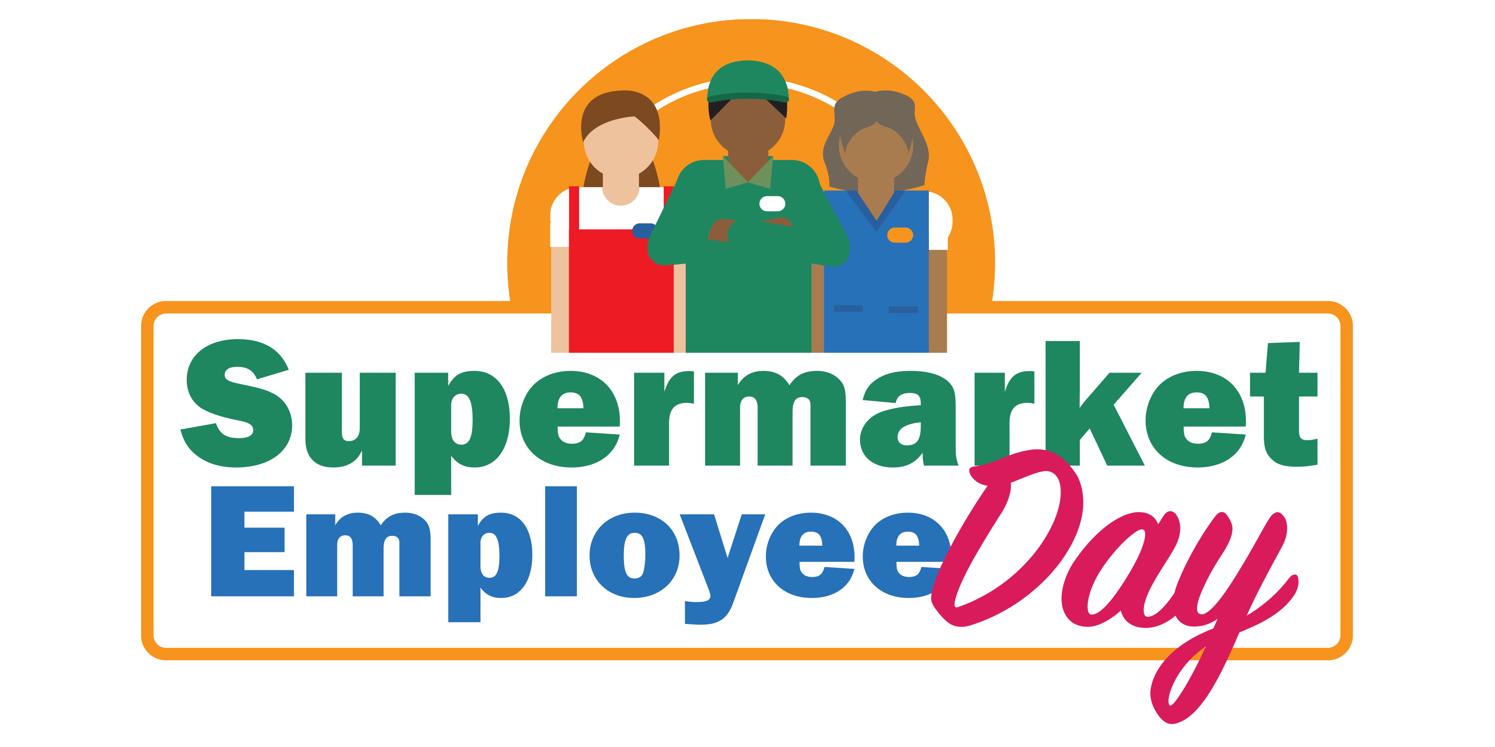 Supermarket Employee Day logo